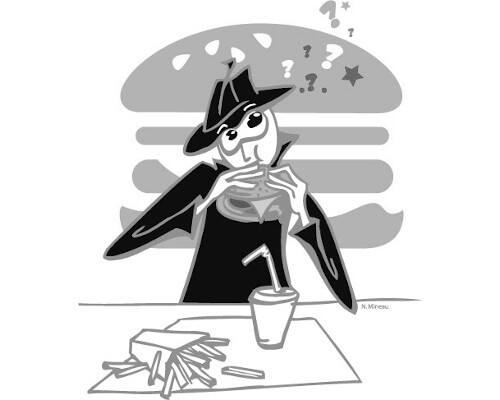 client mystere au fast-food